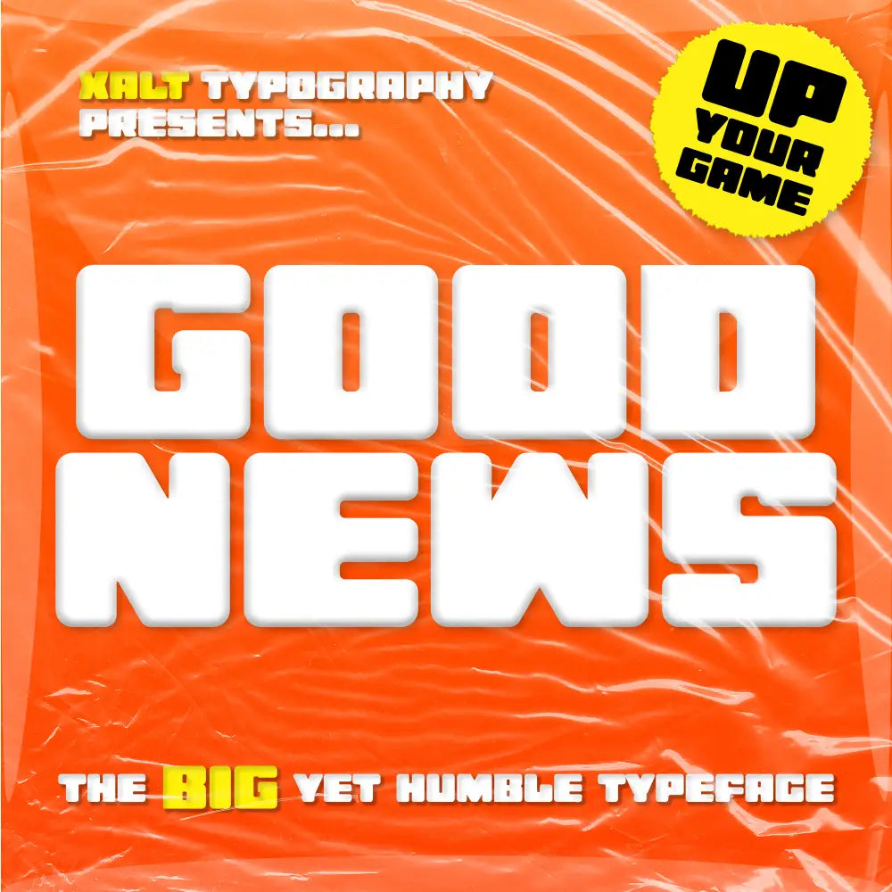 GOOD NEWS Display Font
